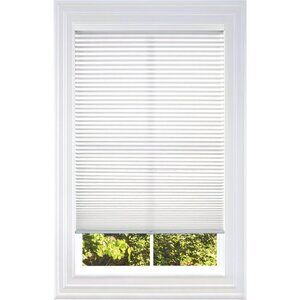 Cellular Honeycomb Cordless Shade Light Filtering White 34.5" W x 72" H